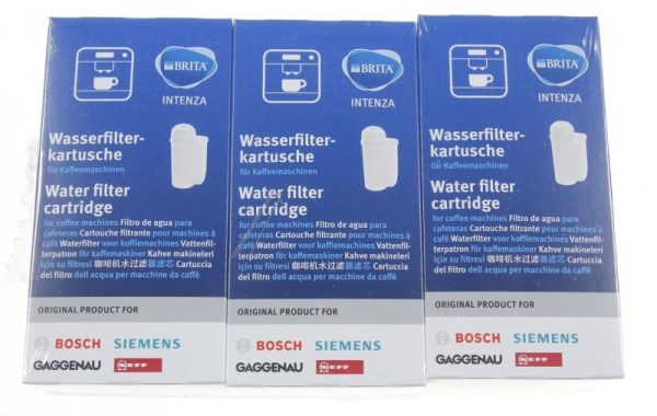 WATERFILTERS BRITA INTENZA VOOR KOFFIE-AUTOMATEN,  3 STUKS