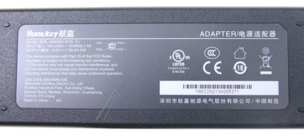 NETVOEDING 12V-7A 4PO NR SAFE-PKG PB R1 ROHS V. ANDERSSON,  DIGIHOME,  FINLUX,  HITACHI,  NABO,  PROCASTER,  SALORA,  SEHMAX,